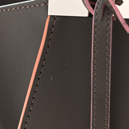 Fendi Vitello Dolce Mini 3jours Tote Carbone 11 of 11
