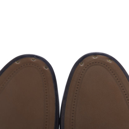 Gucci Malaga Kid Fur Womens Jordaan Loafers 39 Black Natural 9 of 11