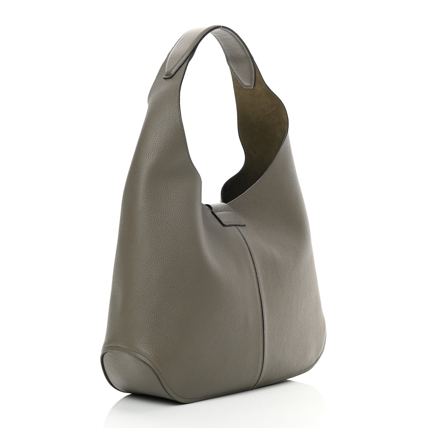 Salvatore Ferragamo Calfskin Margot Hobo Grey 4 of 10