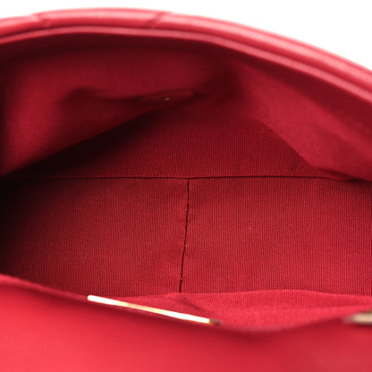 Chanel Lambskin Quilted Medium Chanel 19 Flap Red 5 of 10