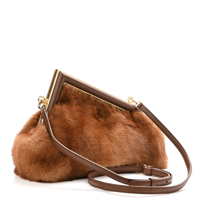 Fendi Mink Nappa Small Fendi First Naturale 3 of 10