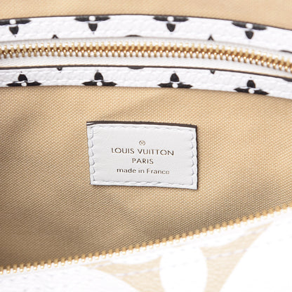 Louis Vuitton Monogram Giant Speedy Bandouliere 30 Kaki Beige 7 of 11