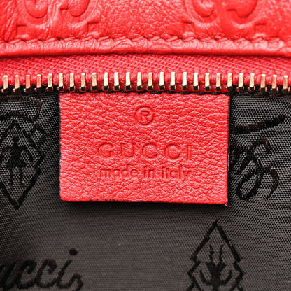 Gucci Guccissima Small Joy Tote Red 6 of 15