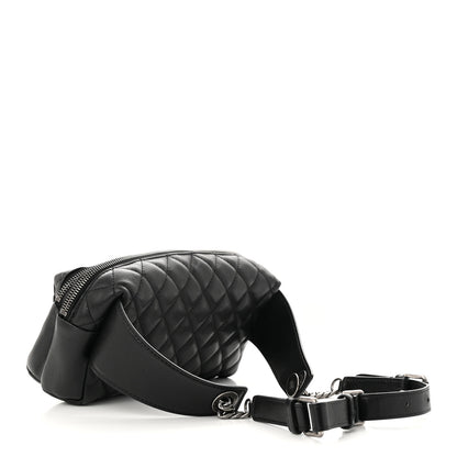 Chanel Calfskin Quilted Waist Bag Black 3 of 11