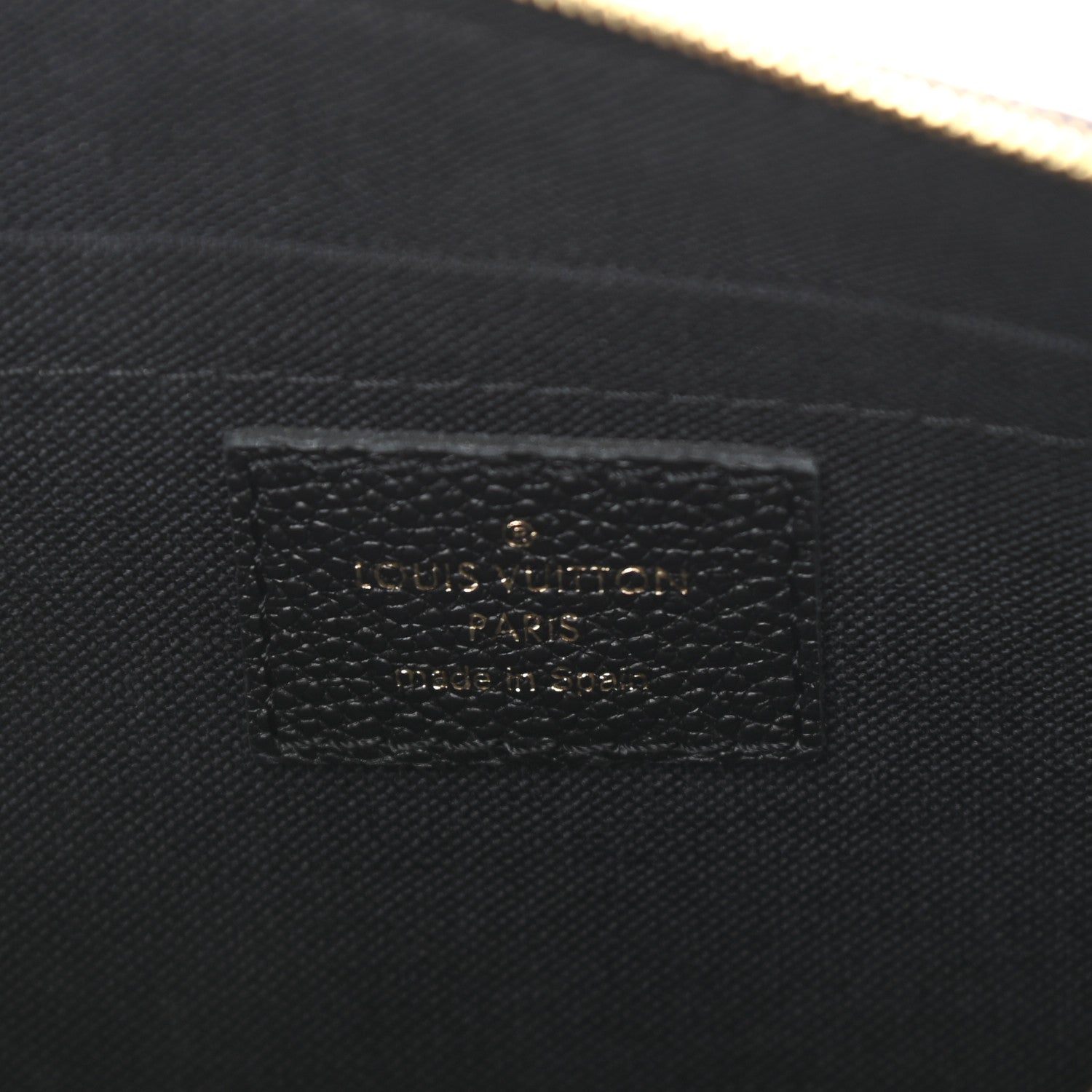 Louis Vuitton Monogram Pallas Clutch Black 6 of 10
