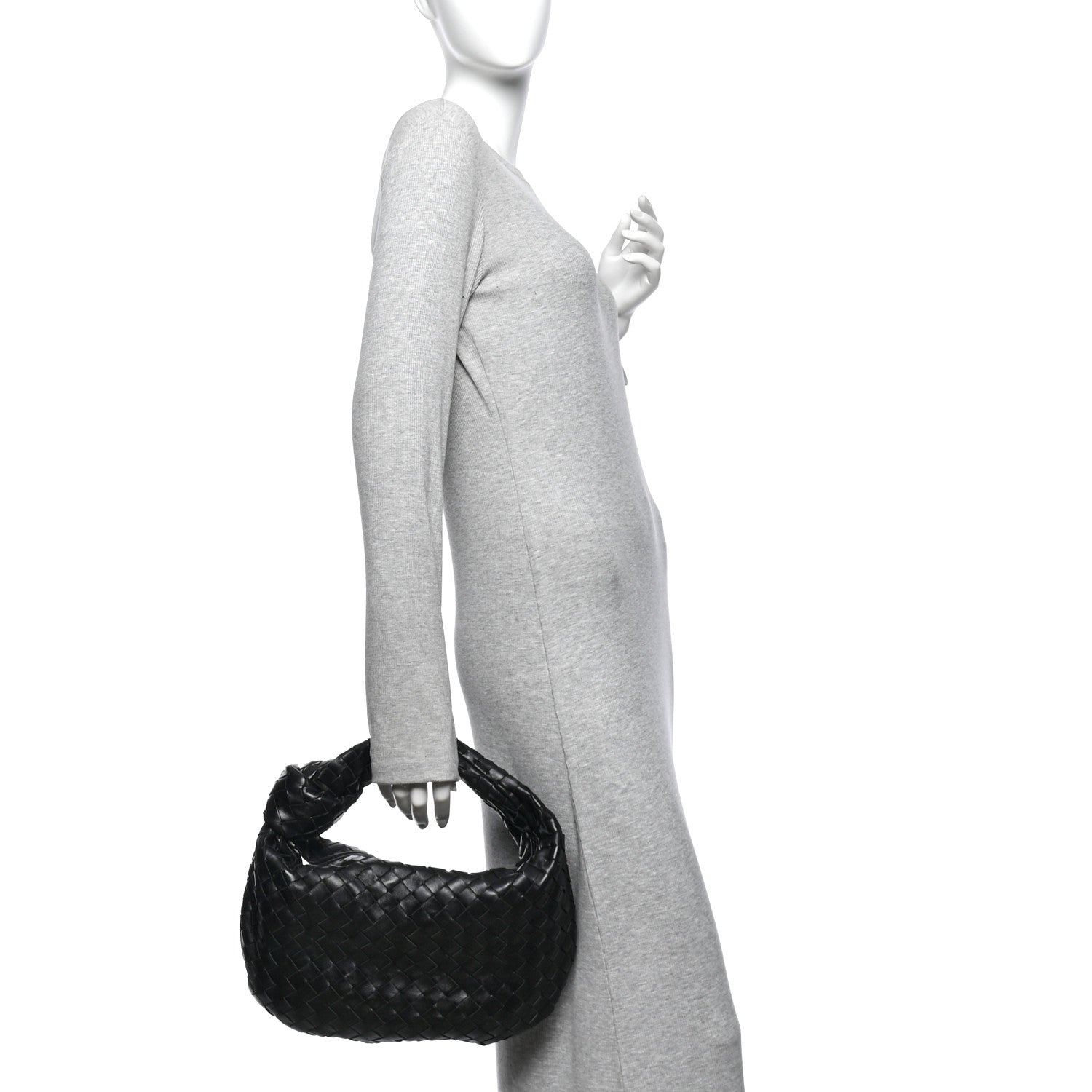 Bottega Veneta Nappa Intrecciato Teen Jodie Hobo Black 2 of 10