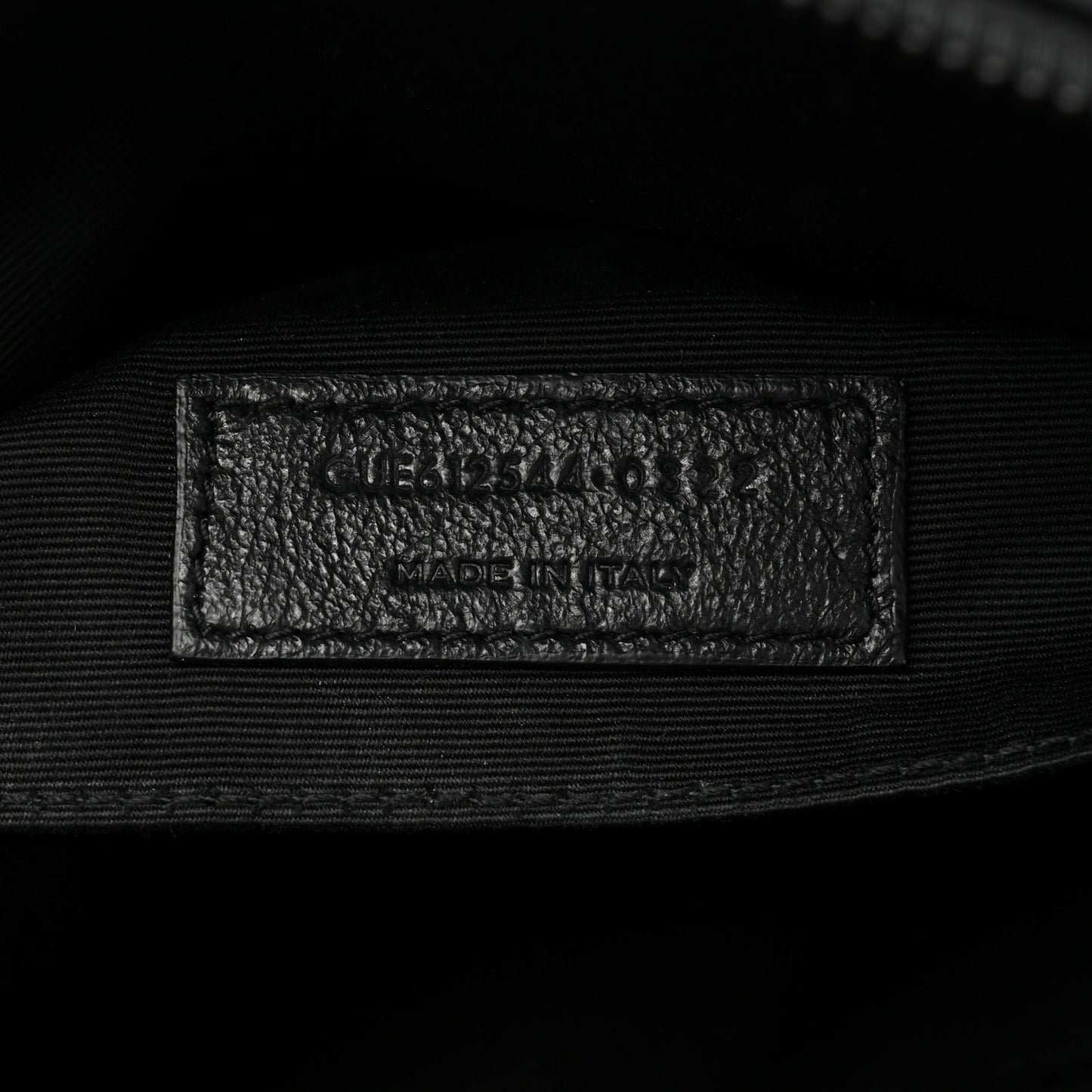 Calfskin Matelasse Monogram Monochrome Lou Camera Bag Black