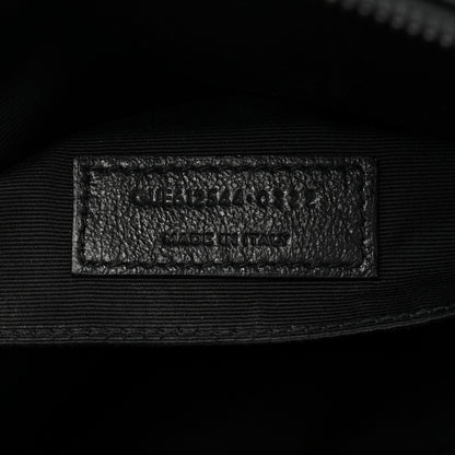 Saint Laurent Calfskin Matelasse Monogram Monochrome Lou Camera Bag Black 7 of 8