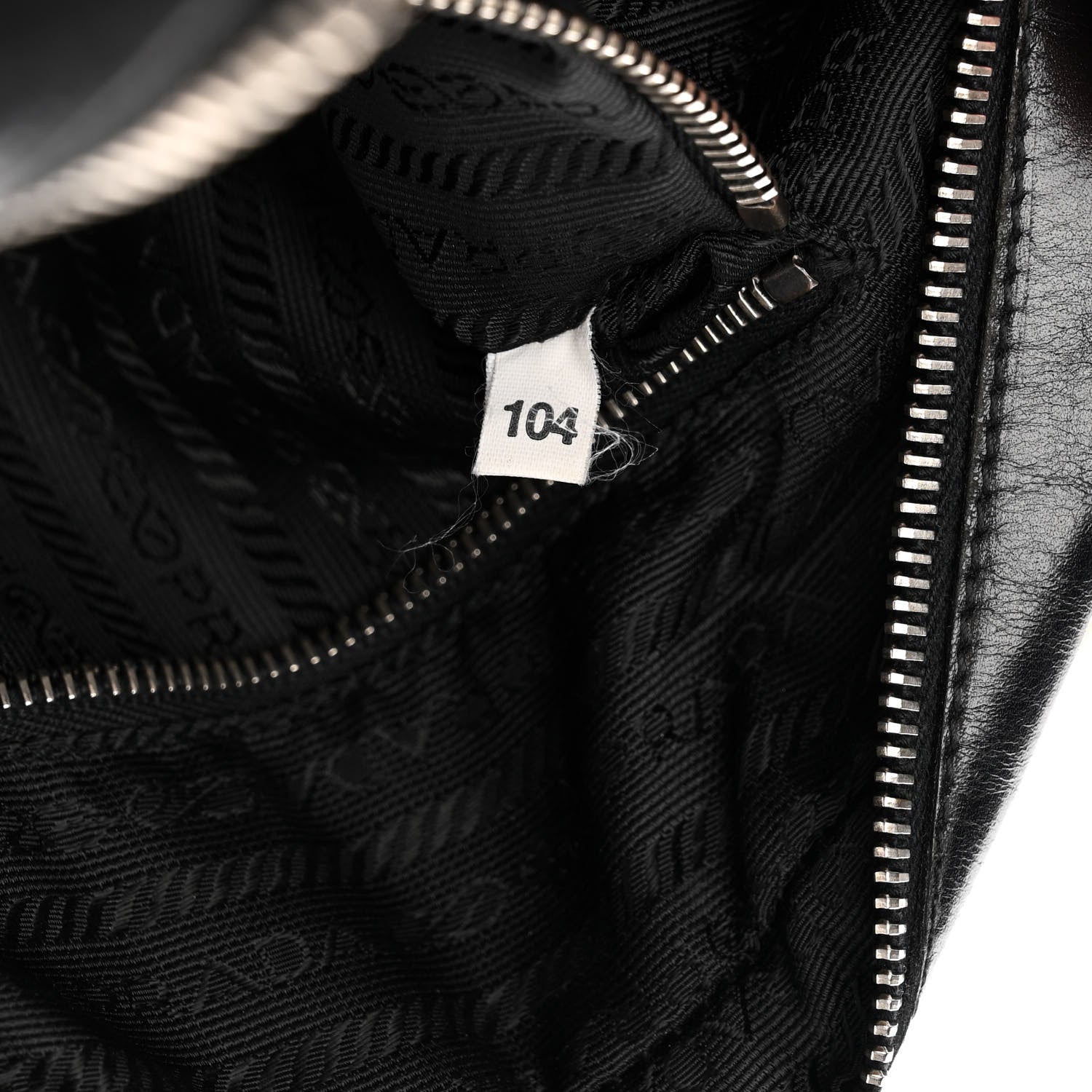 Prada Vitello Drive Perforated Bowling Bag Black 6 of 12