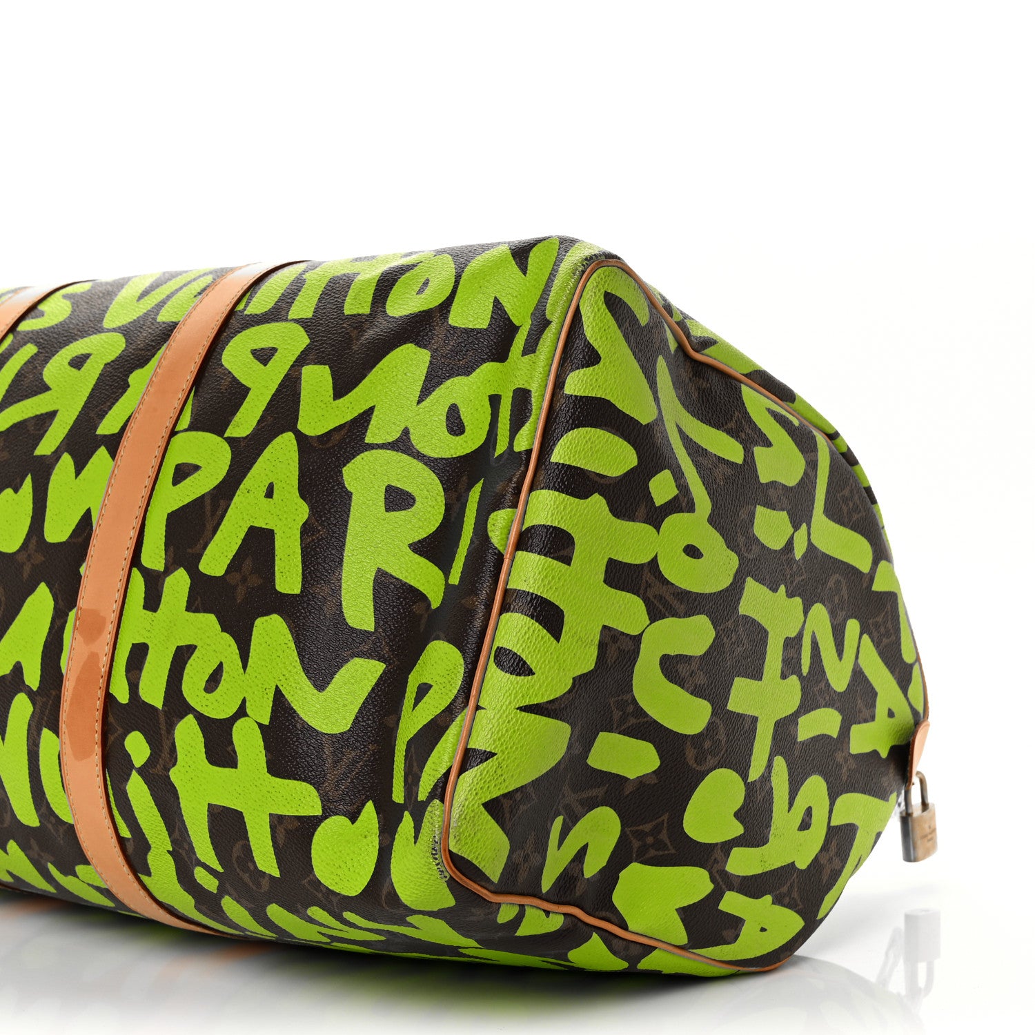 Louis Vuitton Monogram Graffiti Keepall 50 Green 8 of 12