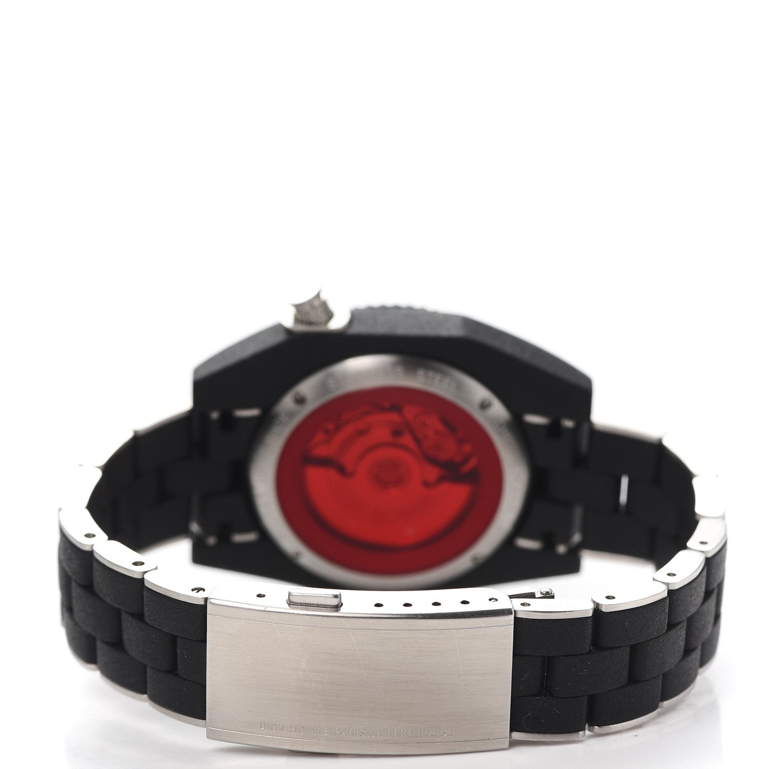 Christian Dior Stainless Steel Rubber 39mm Chiffre Rouge Automatic Watch Black 3 of 6