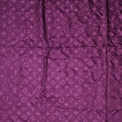 Louis Vuitton Wool Silk Monogram Shawl Cassis 3 of 4