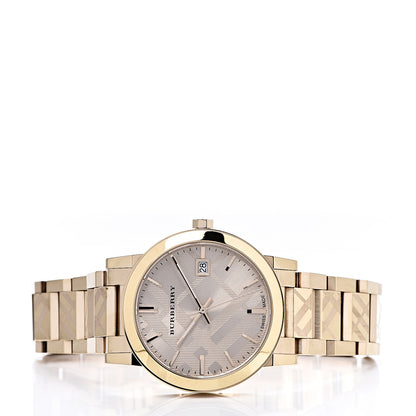 Burberry Stainless Steel 38mm The City Quartz Watch Champagne BU9038 3 of 9