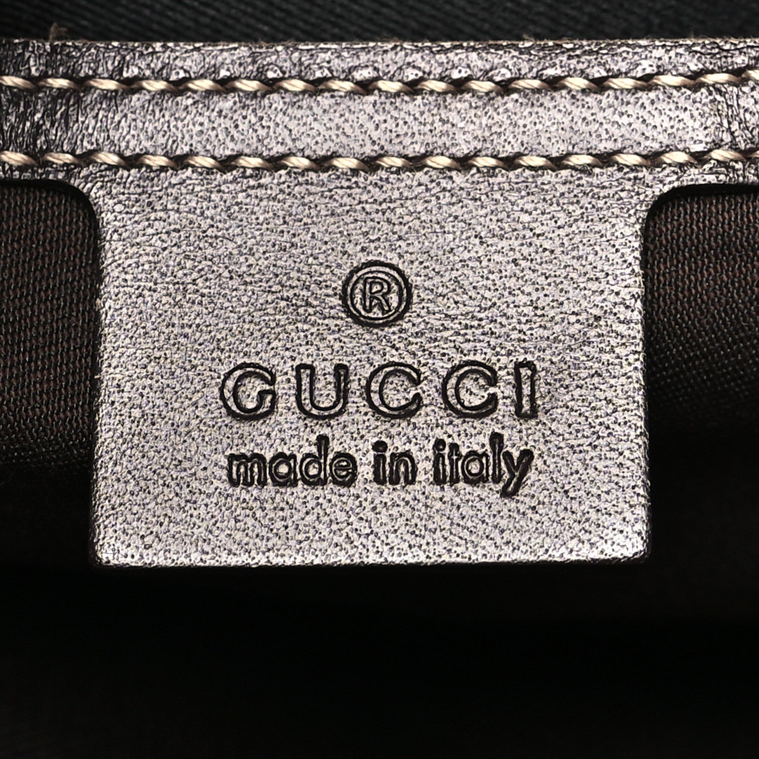 Gucci GG Supreme Monogram Belt Bag Dark Brown 6 of 10