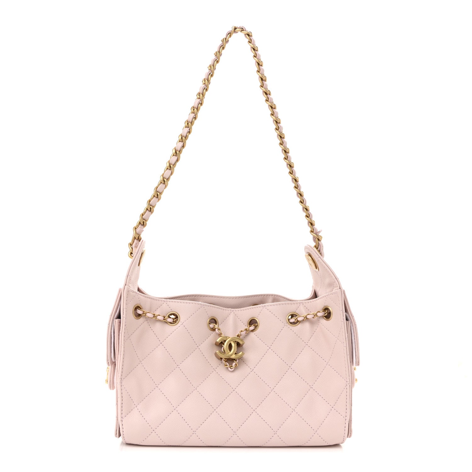 Chanel Caviar Quilted Mini Chanel 25 Handbag Light Pink 1 of 11