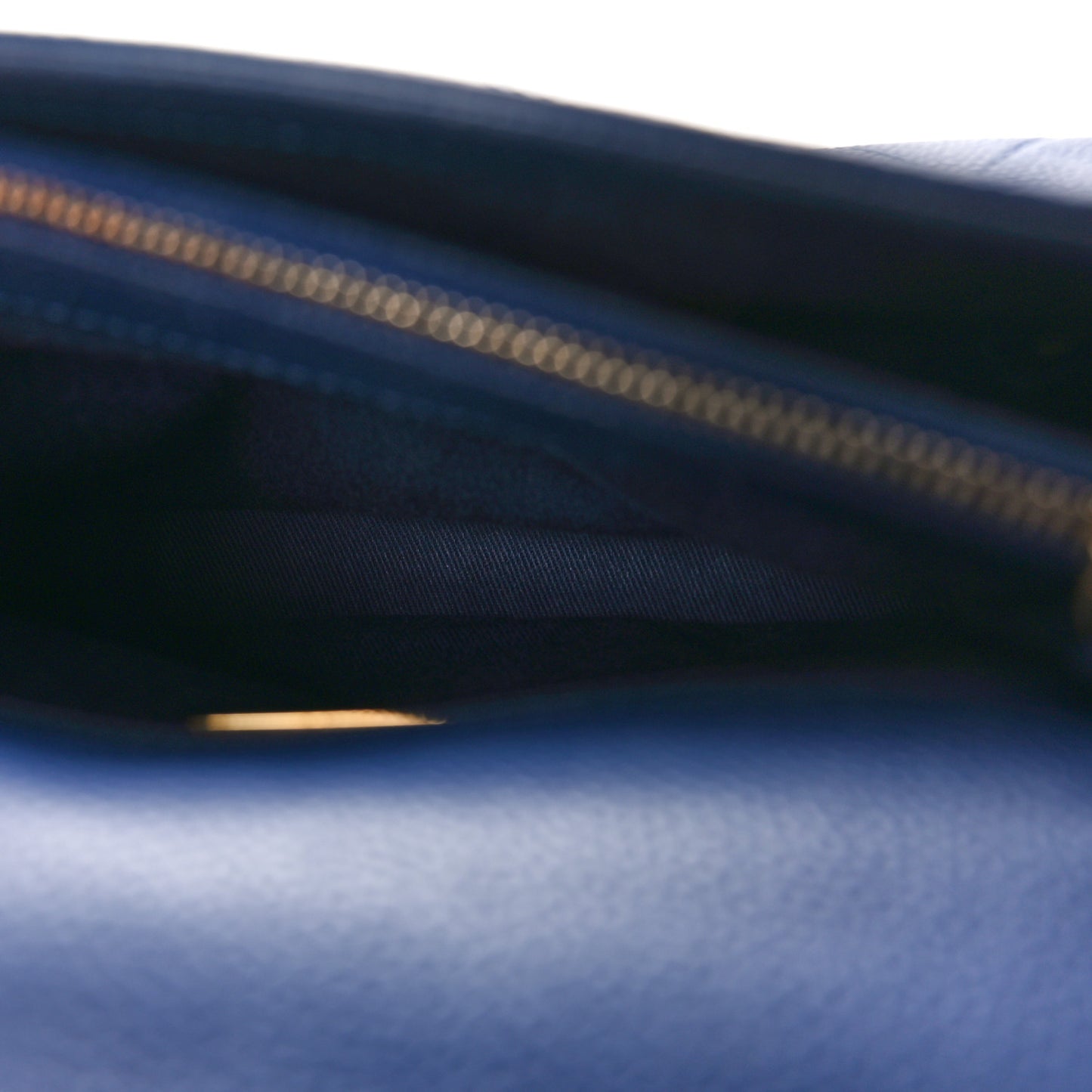 Caviar Diamond Stitched Small Top Handle Flap Blue