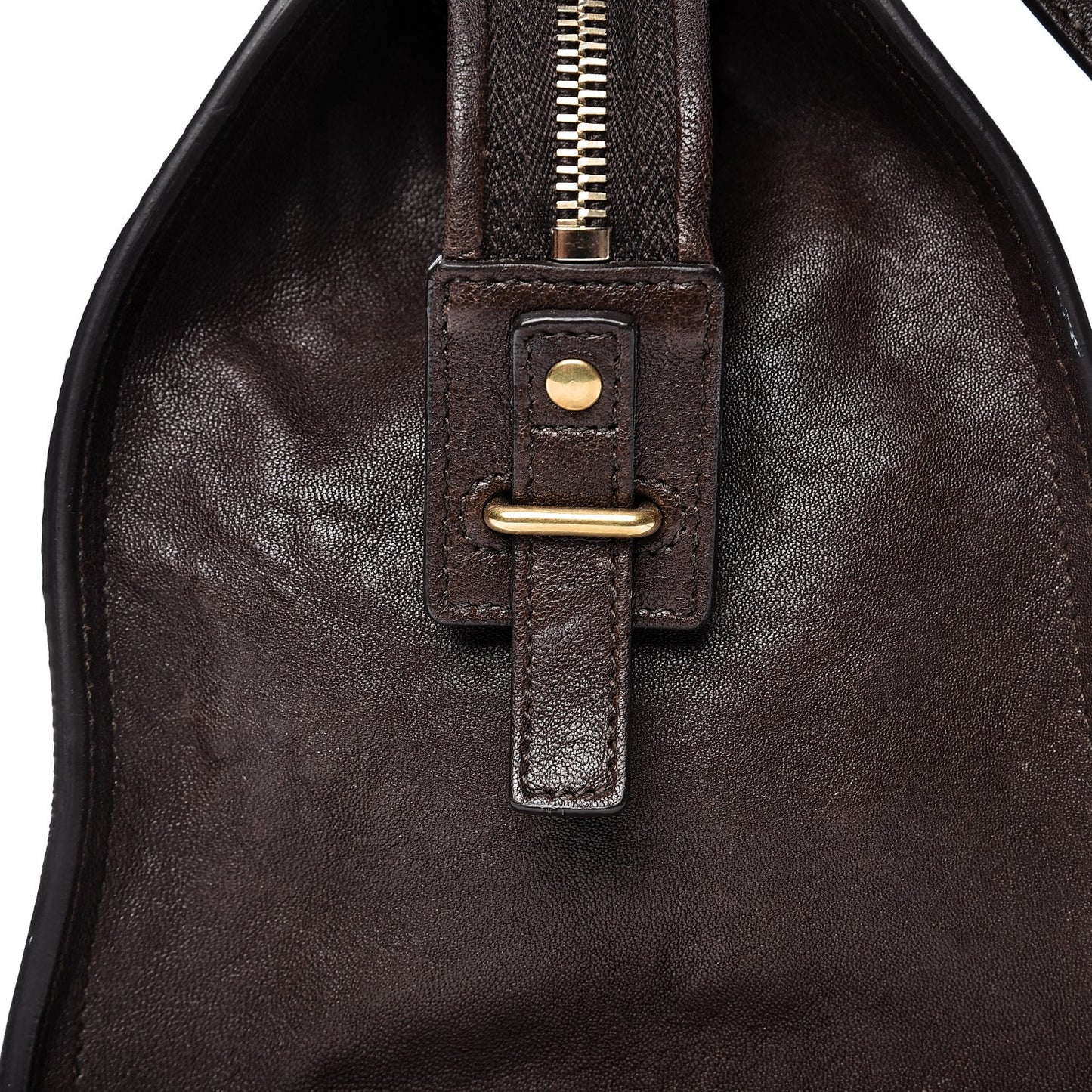 Sheepskin Small Cabas ChYc Dark Brown