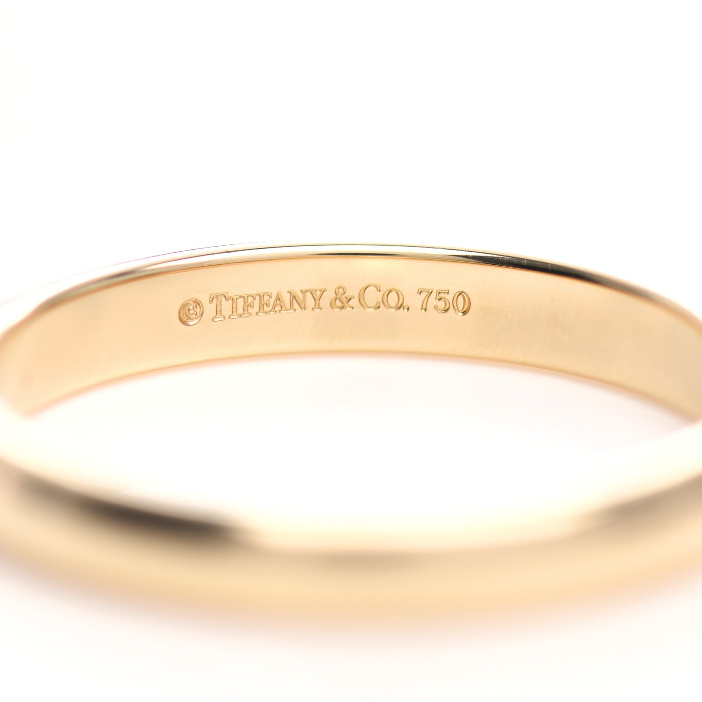 18K Yellow Gold 3mm Classic Wedding Band Ring 60 9.25