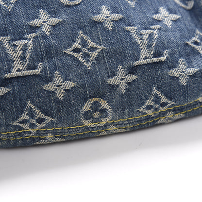 Louis Vuitton Monogram Denim Mini Pleaty Blue 8 of 12