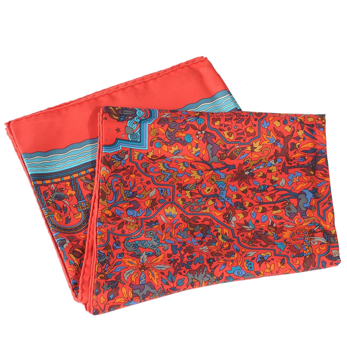 Silk Les Jardins D Armenie Scarf 90