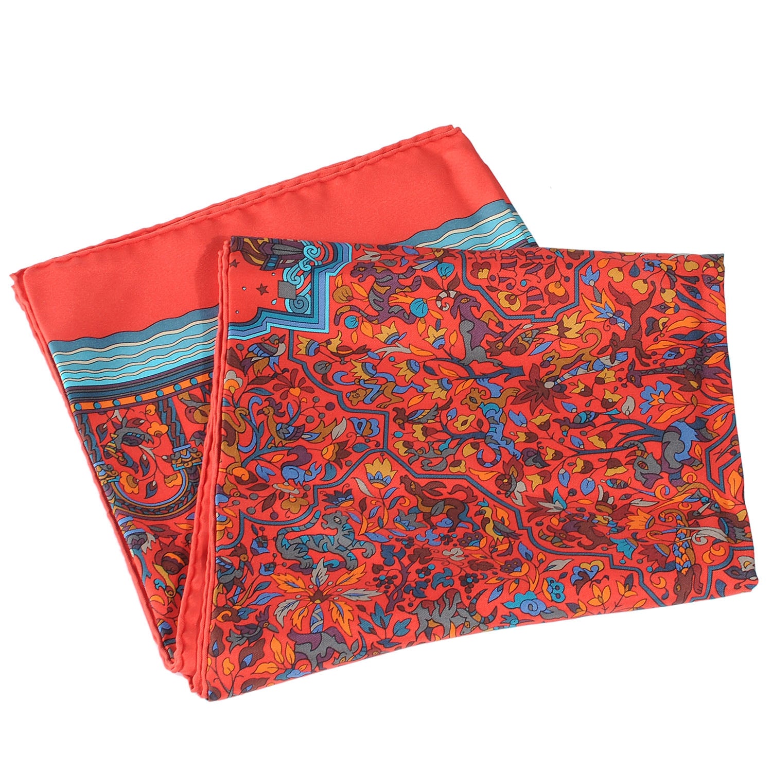 Hermes Silk Les Jardins D Armenie Scarf 90 2 of 8