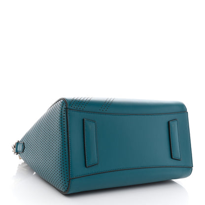 Givenchy Lambskin Perforated Small Antigona Blue 4 of 10