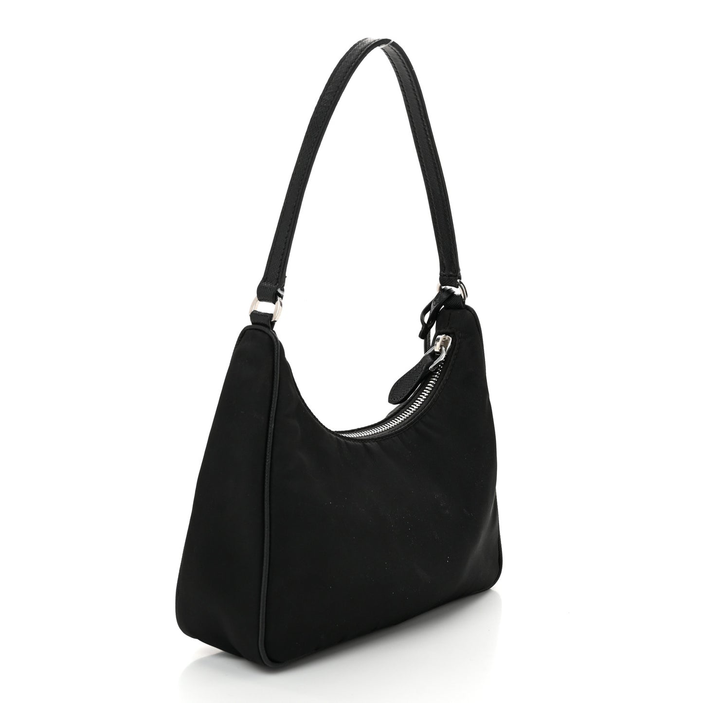 Tessuto Nylon Saffiano Mini Re-Edition 2005 Bag Black