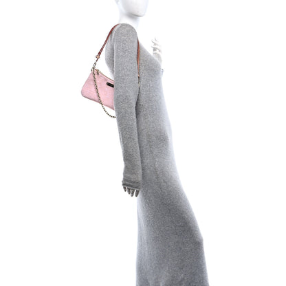 Louis Vuitton Monogram Denim Liv Pochette Washed Pink 2 of 10