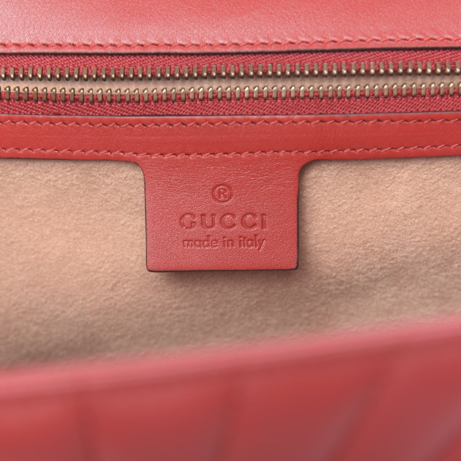 Gucci Calfskin Bamboo Trapuntata Queen Margaret Top Handle Bag Mystic White Hibiscus Red 6 of 10