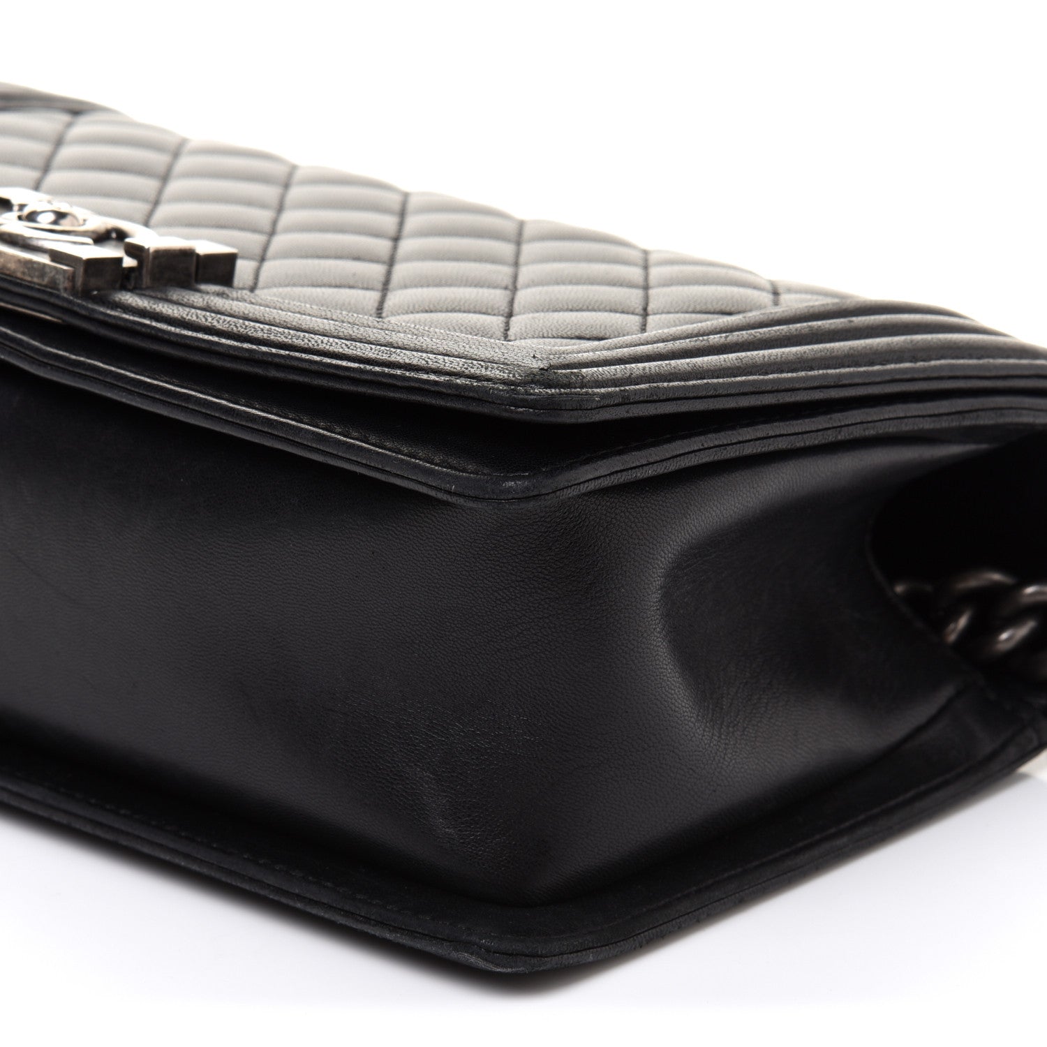 Chanel Calfskin Quilted Medium Boy Flap Black 10 of 17