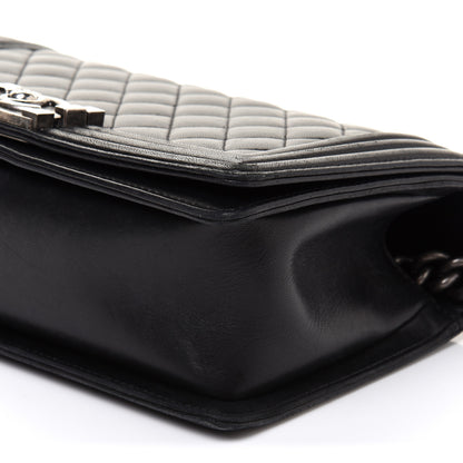 Chanel Calfskin Quilted Medium Boy Flap Black 10 of 17