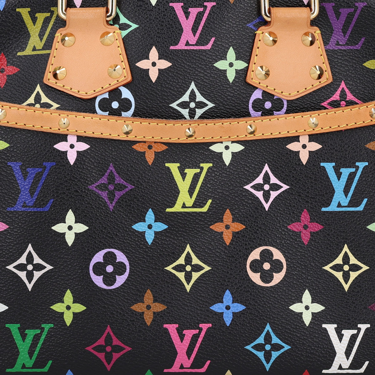 Louis Vuitton Monogram Multicolor Trouville Black 7 of 9