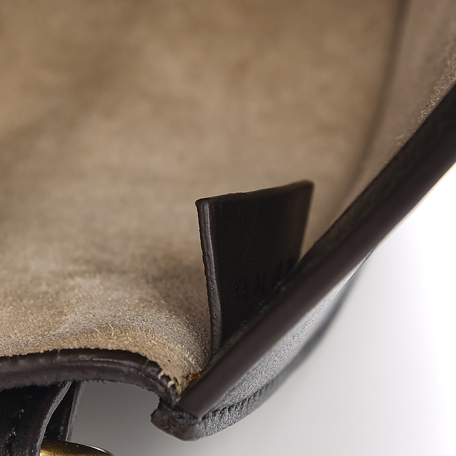 Chloe Calfskin Suede Small Nile Bracelet Bag Black 10 of 10