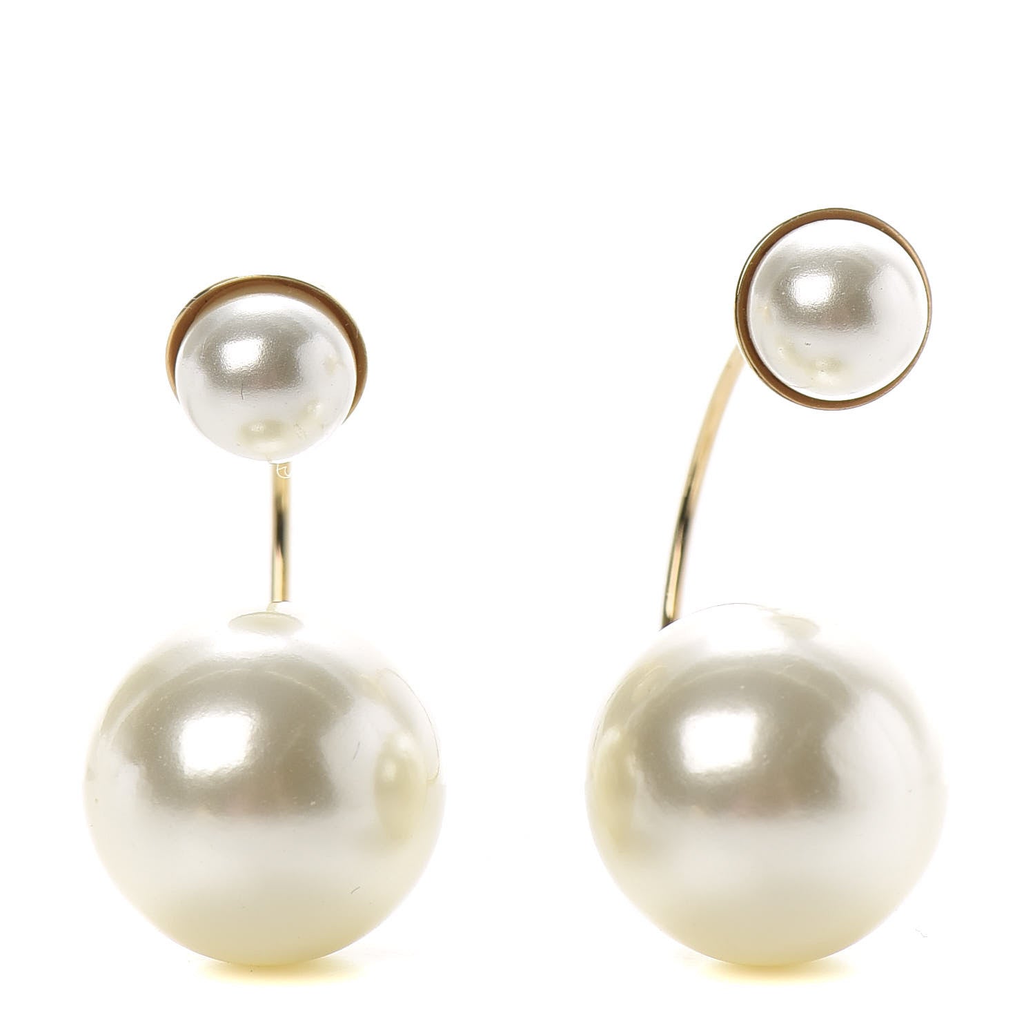 Christian Dior Pearl Ultradior Earrings Cream 1 of 3