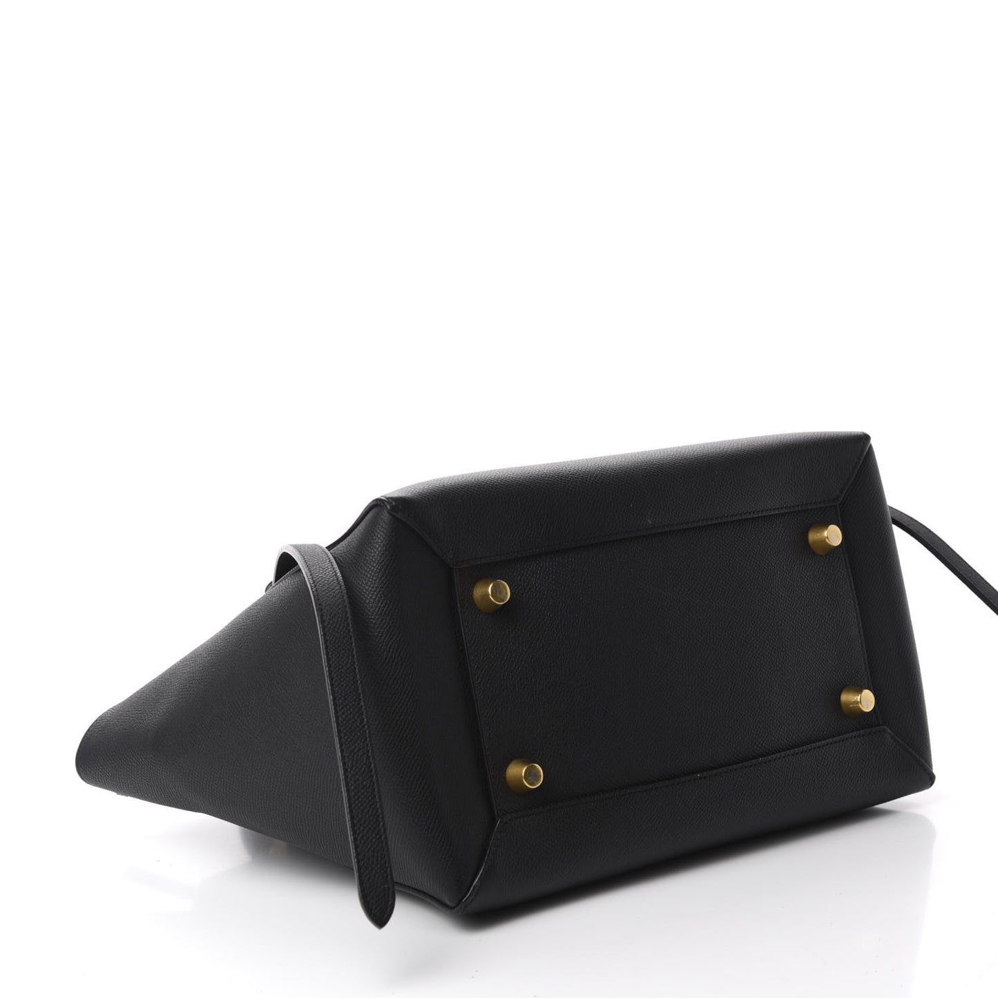 Grained Calfskin Mini Belt Bag Black