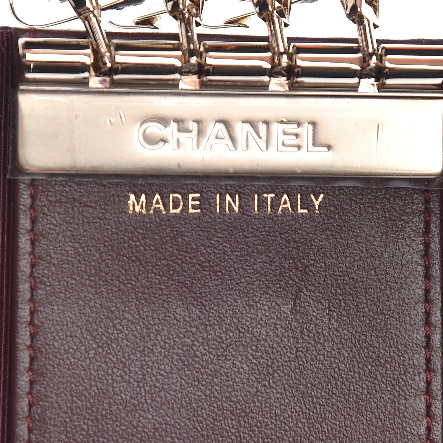 Chanel Caviar Quilted Classic 4 Key Holder Wallet Black 7 of 10