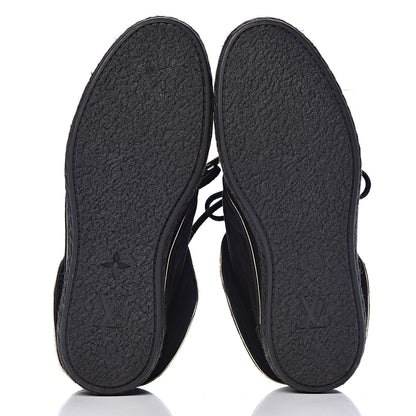 Louis Vuitton Suede Cape Sneaker Boots 36 Black 5 of 11