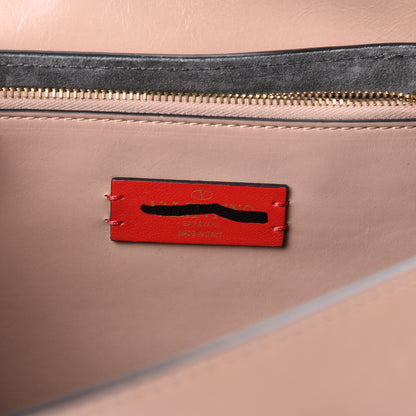 Valentino Garavani Vitello Rockstud Hype Shoulder Bag Rose Cannelle 5 of 12