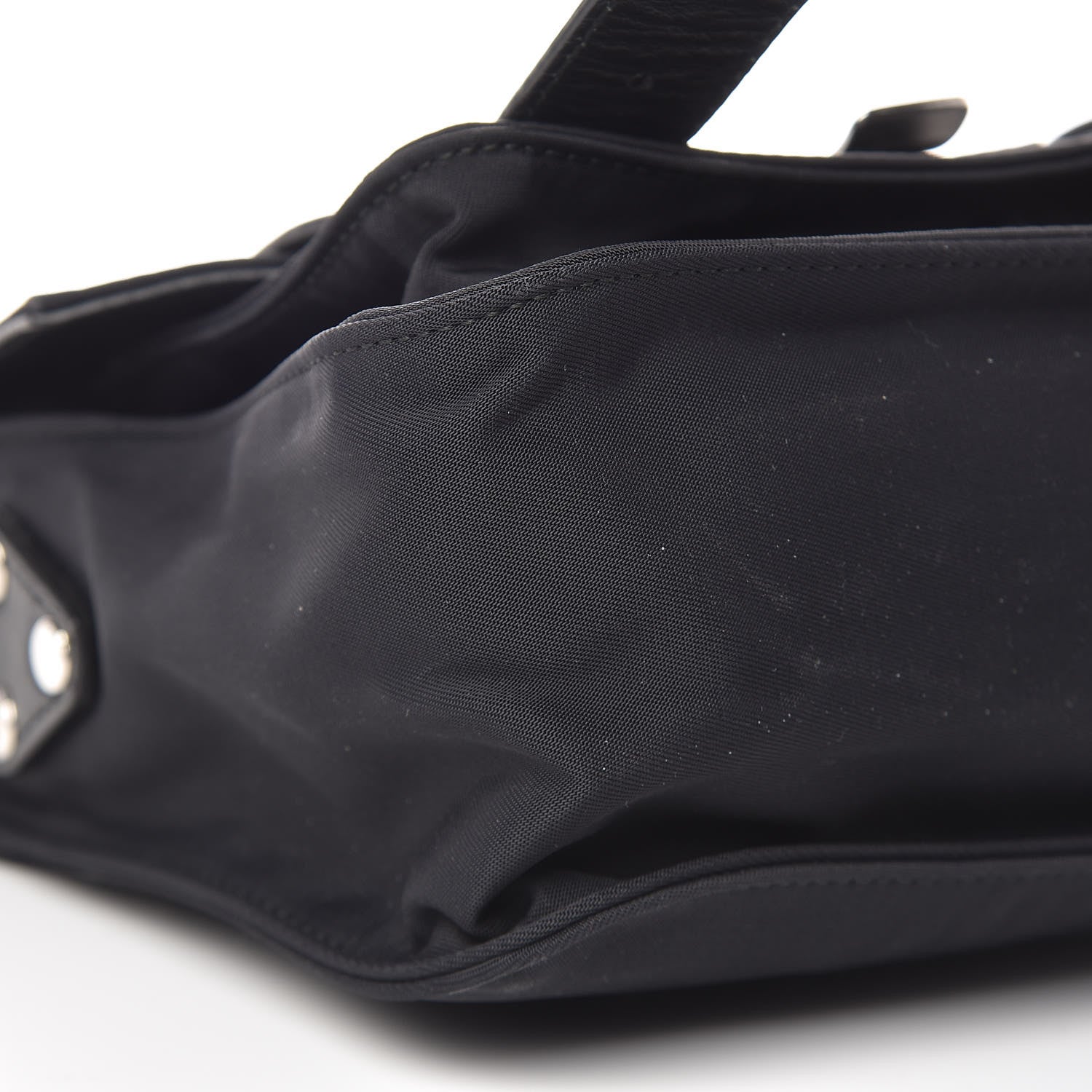 Proenza Schouler Nylon Calfskin PS1 Pouch Messenger Black 10 of 11