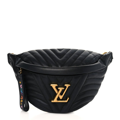 Louis Vuitton Calfskin Quilted New Wave Bumbag Black 1 of 8