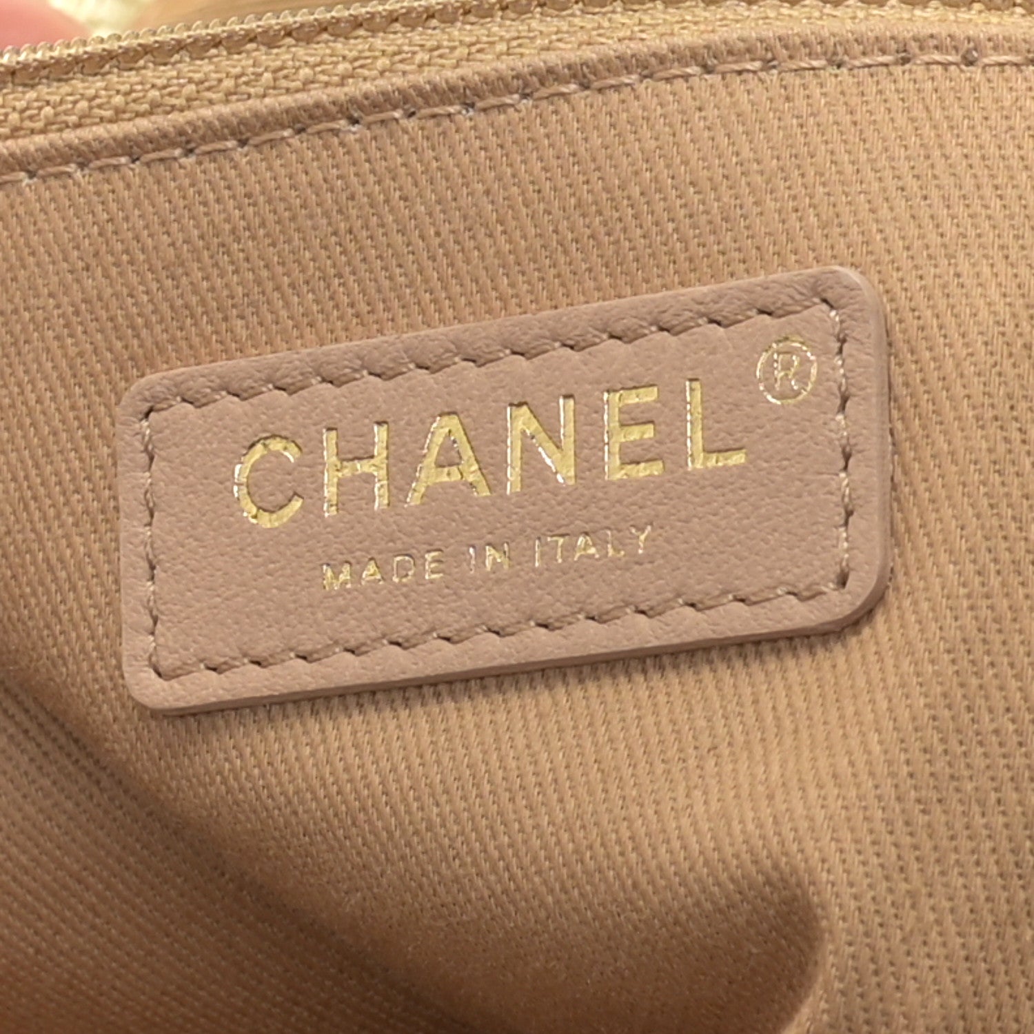Chanel Mixed Fibers Striped Medium Deauville Tote Beige 7 of 8