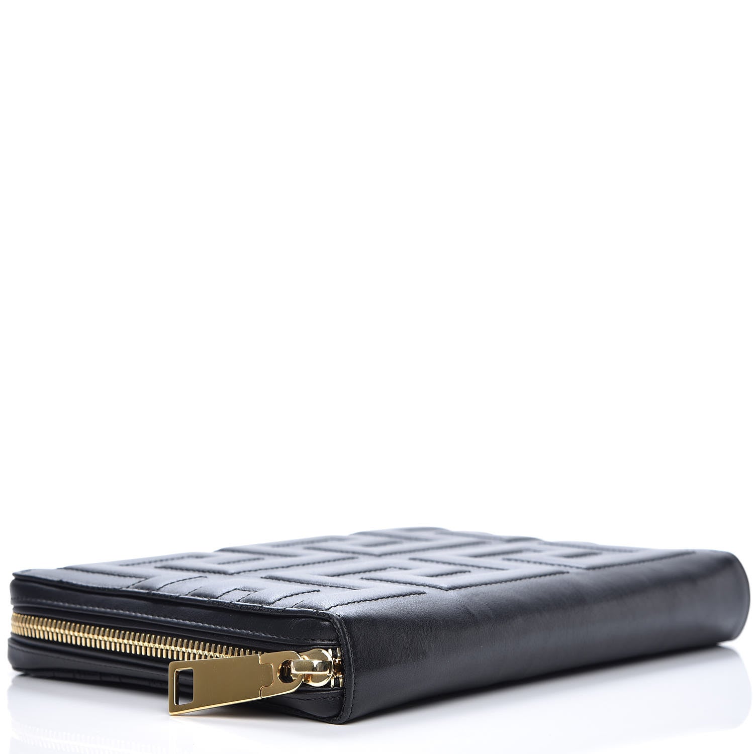 Versace Calfskin Stitched Donna iPad Case Black 4 of 10