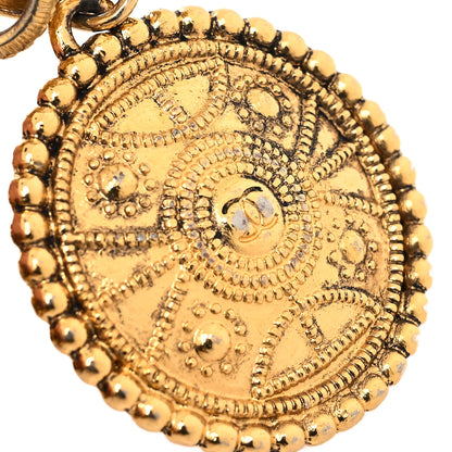 Chanel Metal Chain CC Medallion Belt Gold 4 of 4
