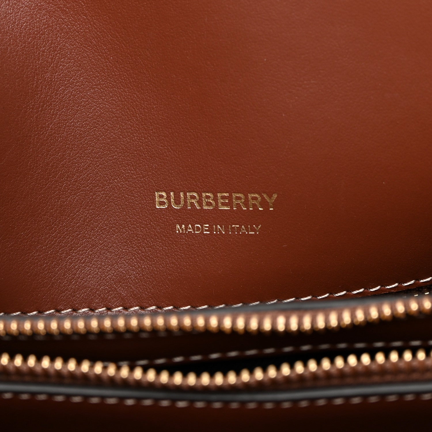 Burberry Calfskin Vintage Check Mini Two Handle Title Bag Archive Beige 6 of 11