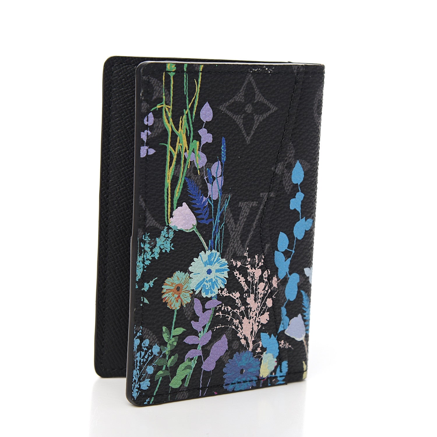 Louis Vuitton Monogram Eclipse Flower Print Pocket Organizer NM 2 of 7