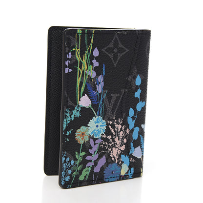 Louis Vuitton Monogram Eclipse Flower Print Pocket Organizer NM 2 of 7