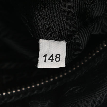 Prada Tessuto Nylon Saffiano Hobo Black 7 of 10