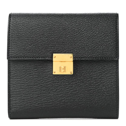Hermes Chevre Mysore Clic 12 Wallet Black 1 of 9