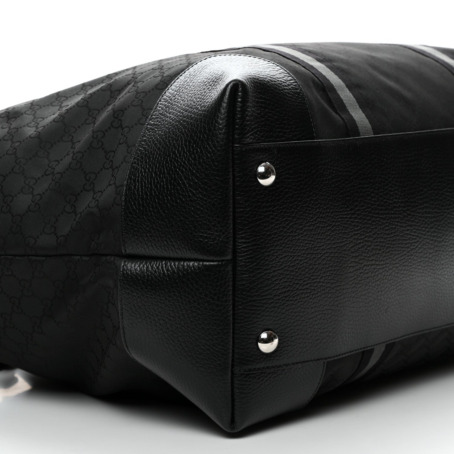 Gucci Nylon Monogram XL Duffle Bag Black 9 of 10