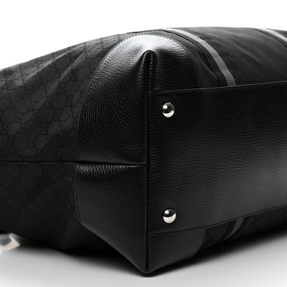 Gucci Nylon Monogram XL Duffle Bag Black 9 of 10